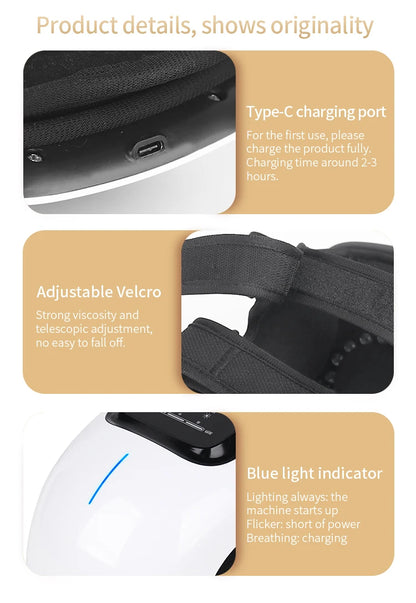 Genouillère Apazia™ - Soin Thermique & Vibratoire